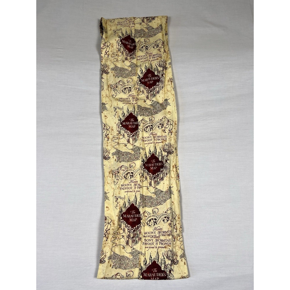 Harry Potter Marauder's Map Infinity Scarf Hogwarts Wizarding Fantasy Cosplay - Picture 4 of 5